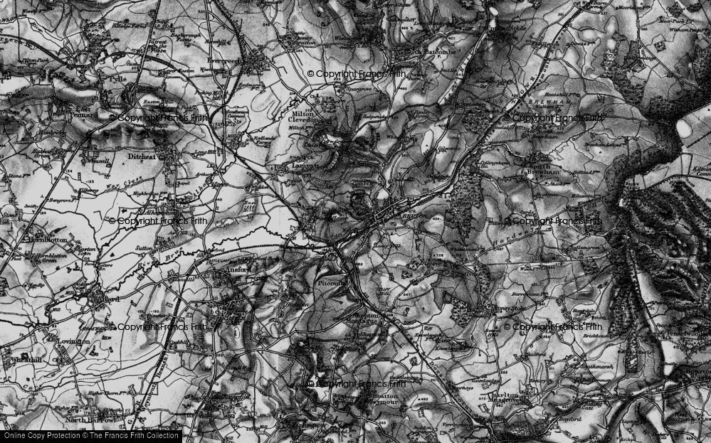 Old Map of West End, 1898 in 1898