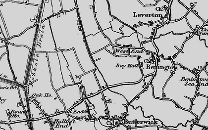 Old map of West End in 1898