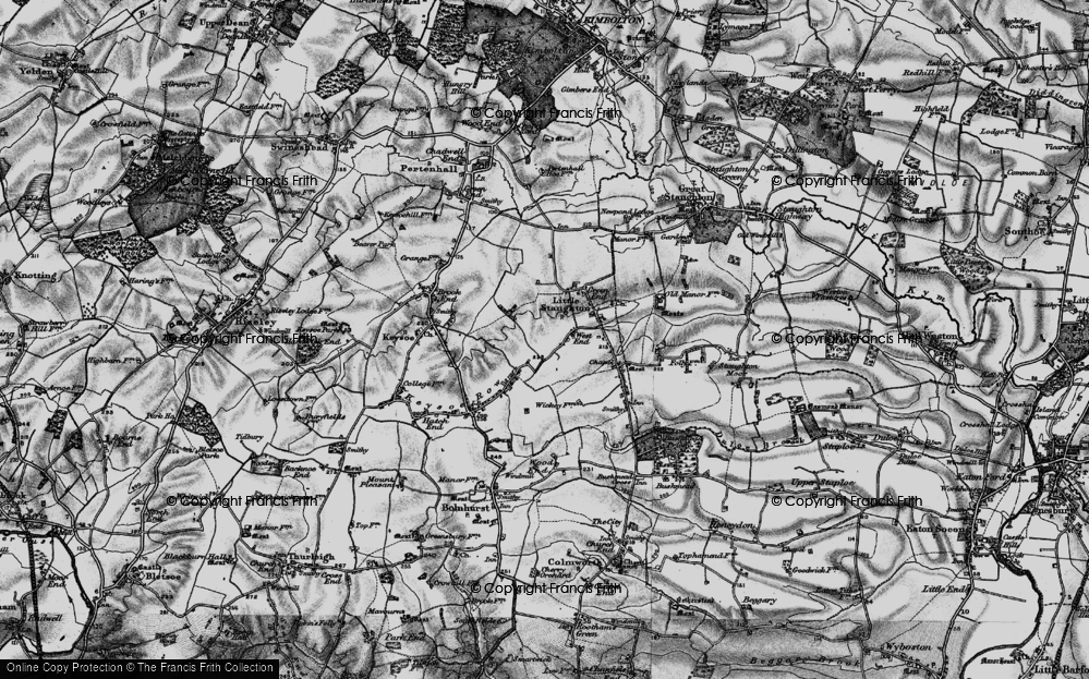 Old Map of West End, 1898 in 1898