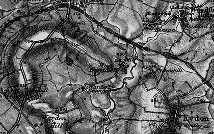 Old map of West Farndon in 1896
