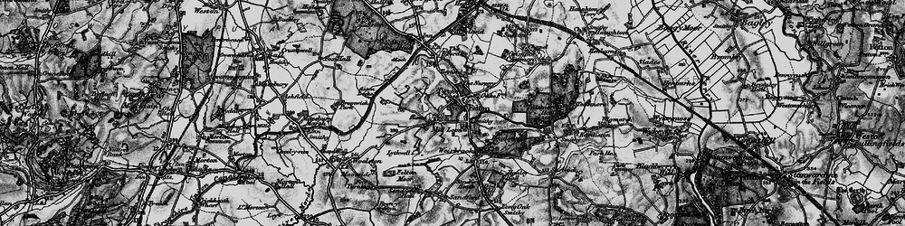 Old map of West Felton in 1899