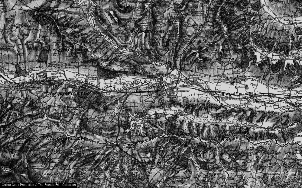 Old Map of West Fields, 1895 in 1895