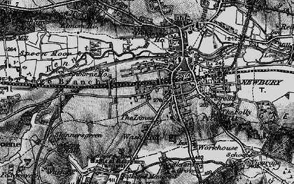 Old map of West Fields in 1895