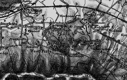 Old map of West Firle in 1895
