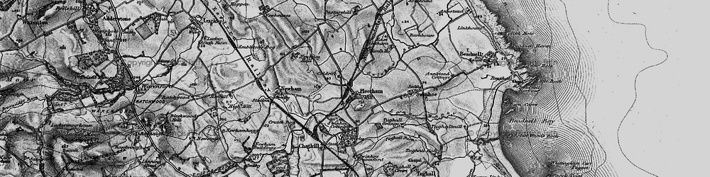 Old map of West Fleetham in 1897