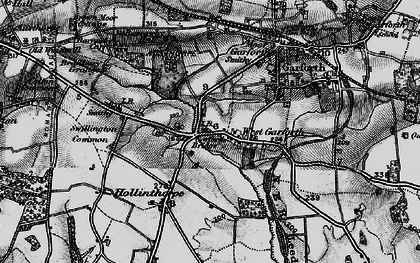 Old map of Barnbow Common in 1896