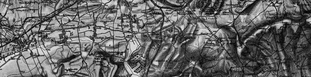 Old map of West Grafton in 1898
