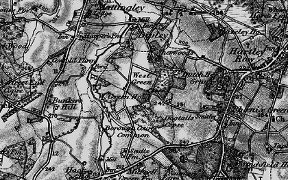 Old map of West Green in 1895