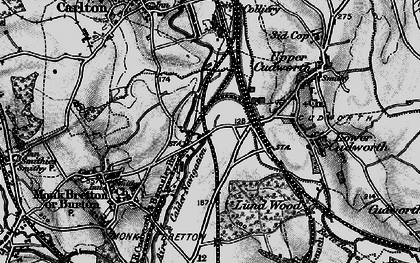 Old map of West Green in 1896