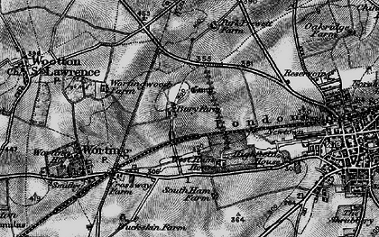 Old map of West Ham in 1895