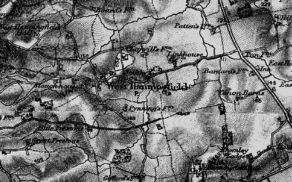 Old map of West Hanningfield in 1896