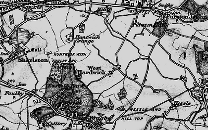 Old map of West Hardwick in 1896