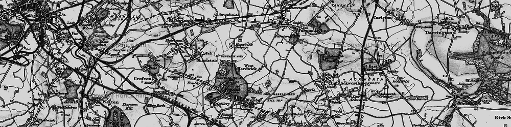 Old map of West Hardwick in 1896