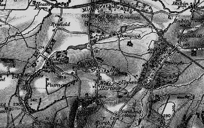 Old map of West Harting in 1895