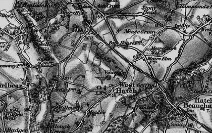 Old map of West Hatch in 1898