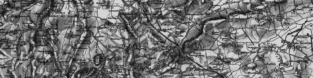 Old map of West Hatch in 1898