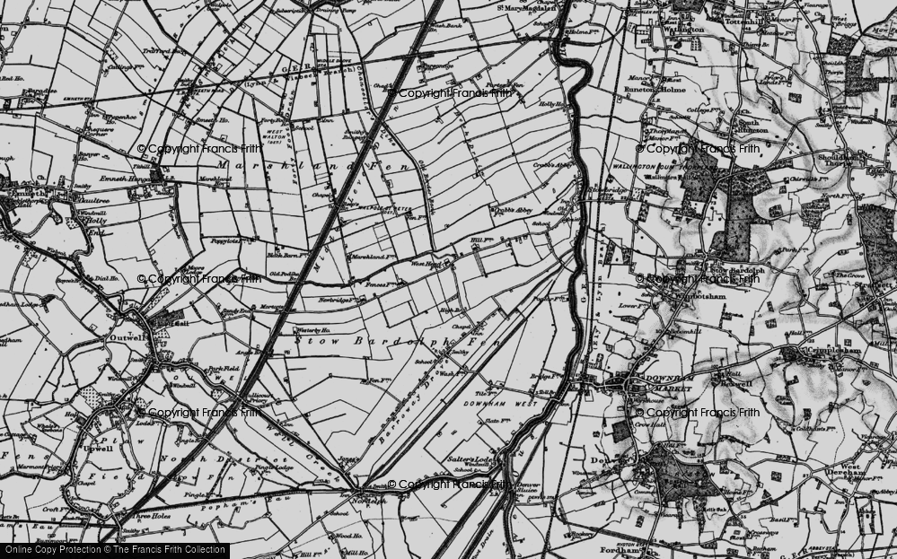 Old Map of West Head, 1898 in 1898