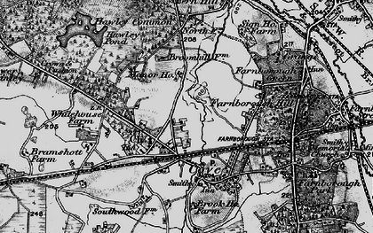 Old map of West Heath in 1895