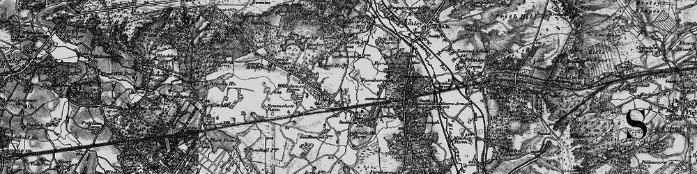 Old map of West Heath in 1895