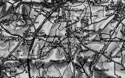 Old map of West Heath in 1899