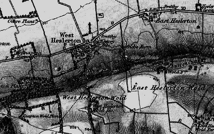 Old map of Brow Plantn in 1898