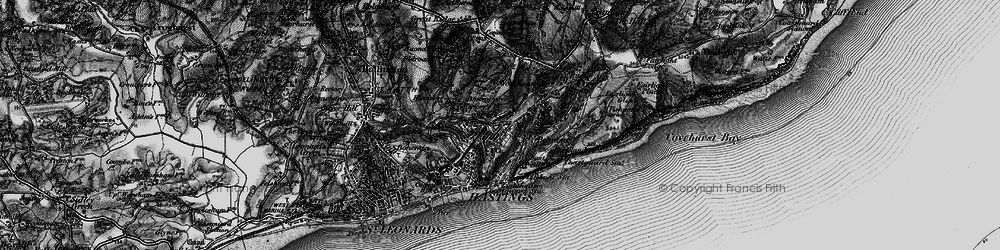 Old map of West Hill in 1895
