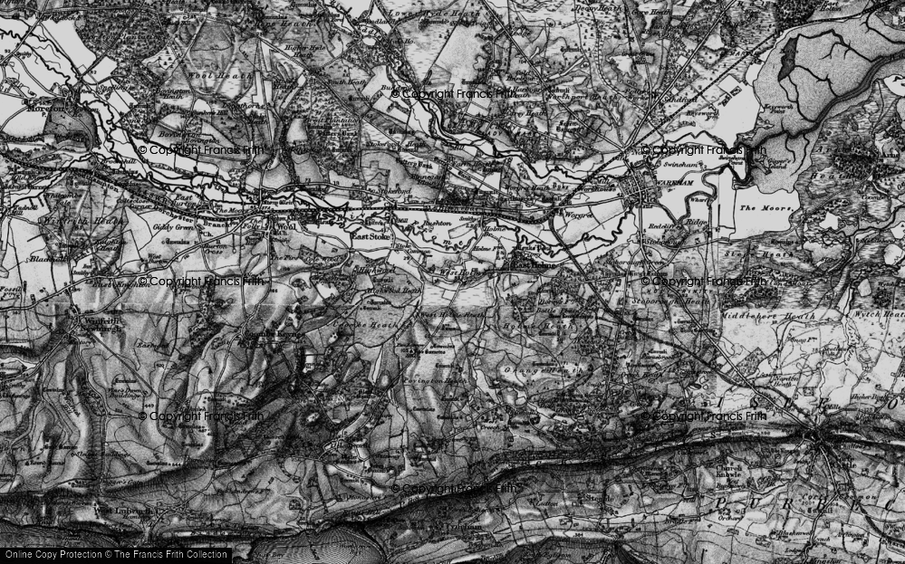 Old Map of West Holme, 1897 in 1897