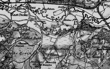 Old map of West Holme in 1897