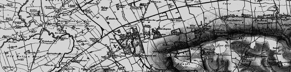 Old map of West Knapton in 1898