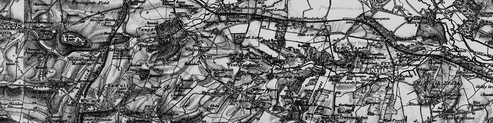 Old map of Lewell Lodge in 1897