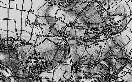 Old map of West Lambrook in 1898