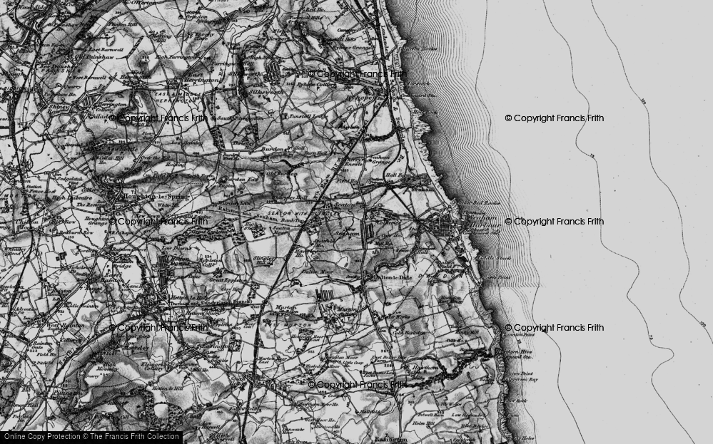 Old Map of West Lea, 1898 in 1898