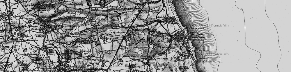 Old map of West Lea in 1898