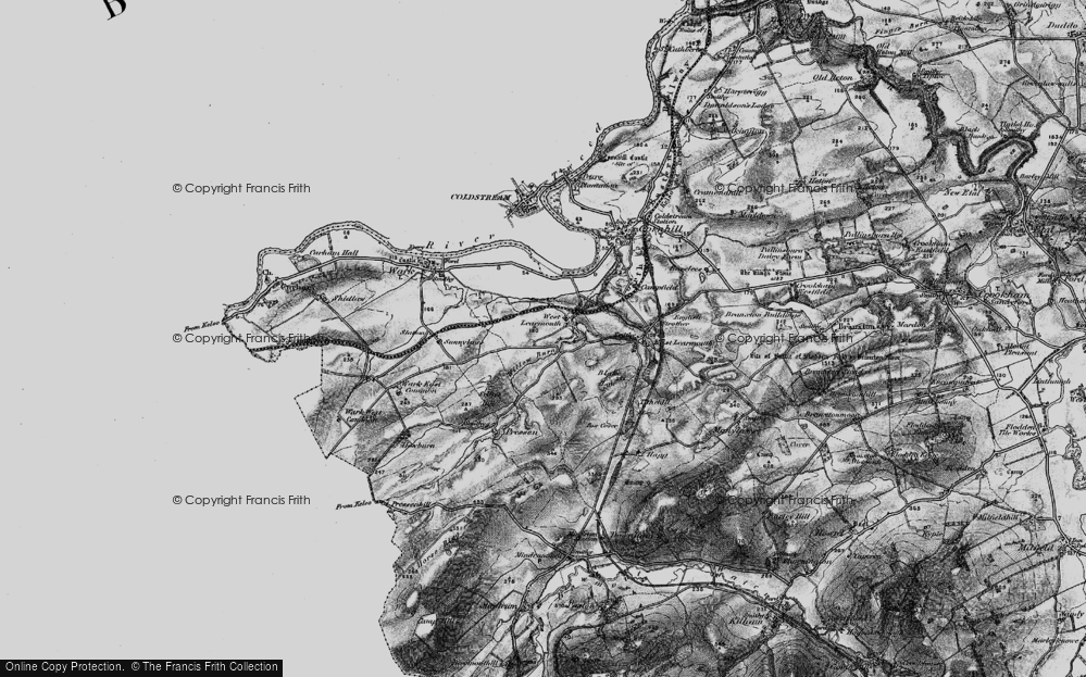 Old Map of West Learmouth, 1897 in 1897