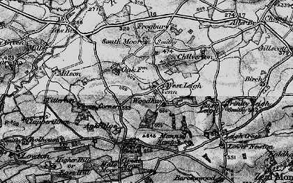 Old map of West Leigh in 1898
