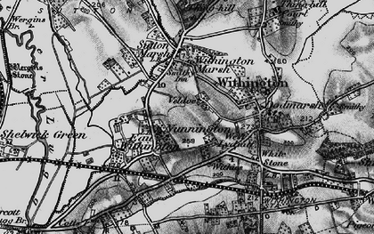 Old map of West Lydiatt in 1898