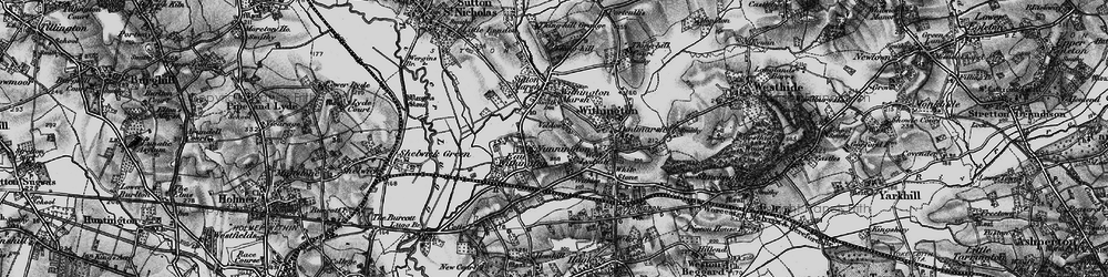 Old map of West Lydiatt in 1898