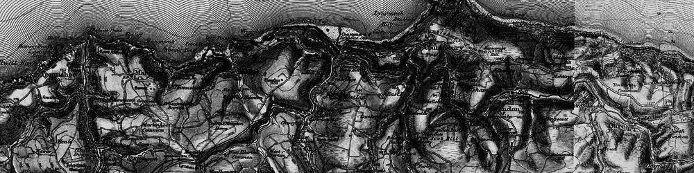 Old map of West Lyn in 1898