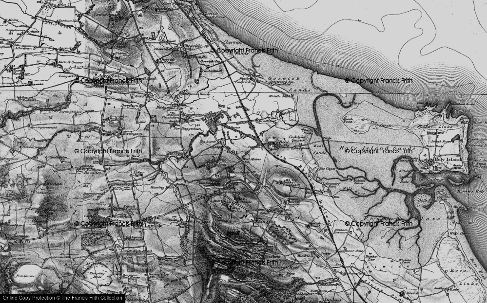 Old Map of West Mains, 1897 in 1897