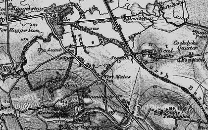 Old map of West Mains in 1897