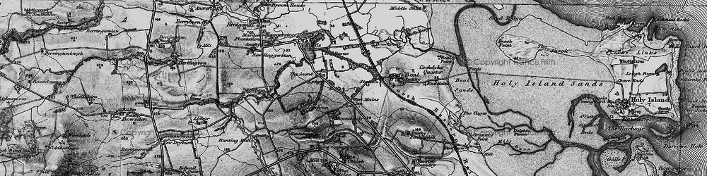 Old map of West Mains in 1897