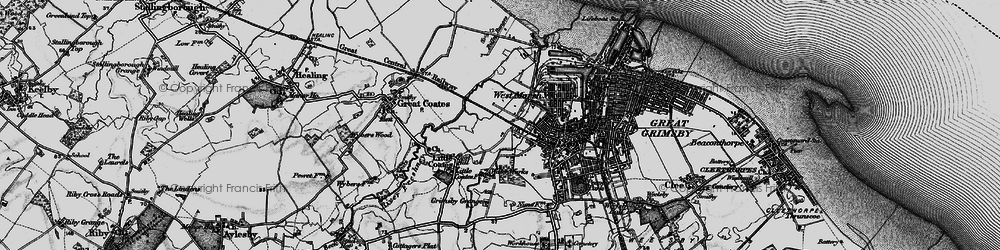 Old map of West Marsh in 1895