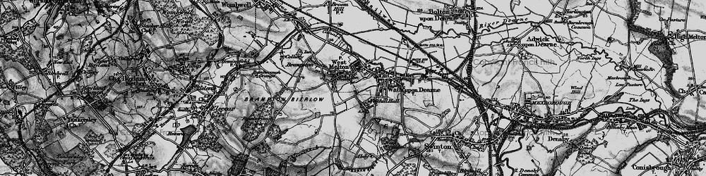 Old map of West Melton in 1896