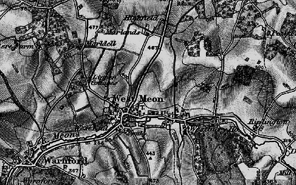 Old map of West Meon in 1895