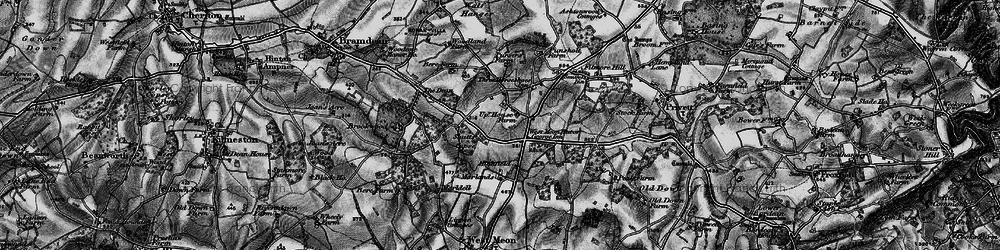 Old map of West Meon Woodlands in 1895
