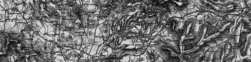 Old map of West Milton in 1898