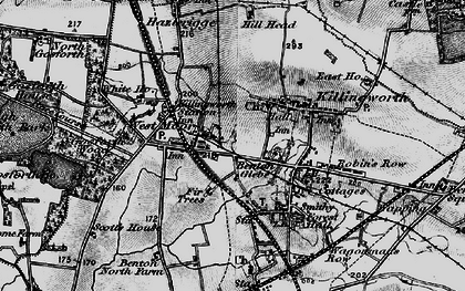 Old map of West Moor in 1897