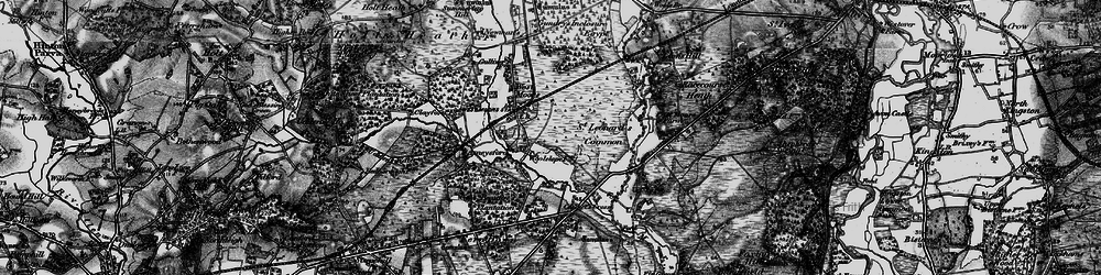 Old map of West Moors in 1895
