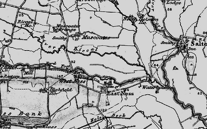 Old map of West Ness in 1898