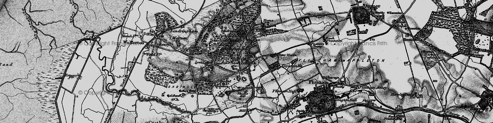 Old map of West Newton in 1893